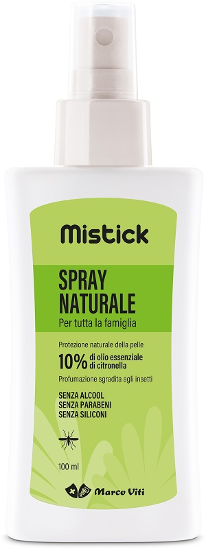 MISTICK ANTIZANZARA NATURALE 100 ML - Farmacia Castello Srl