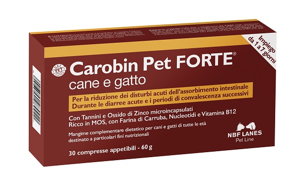 CAROBIN PET FORTE 30 COMPRESSE - Farmacia Castello Srl