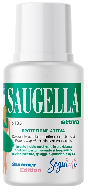 SAUGELLA ATTIVA PH 3,5 PROTEZIONE ATTIVA DETERGENTE IGIENE INTIMA 100 ML - Farmacia Castello Srl