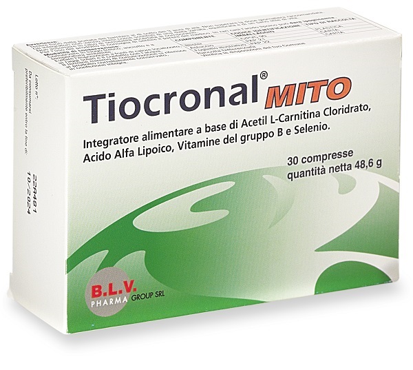 TIOCRONAL MITO 30 COMPRESSE - Farmacia Castello Srl
