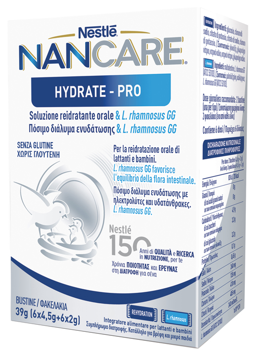 NESTLE' NANCARE HYDRATE PRO BUSTINE 6X4,5 G + 6X2 G - Farmacia Castello Srl