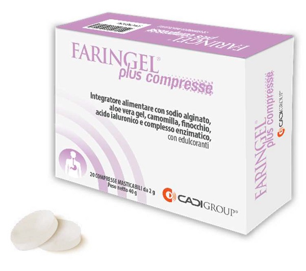 FARINGEL PLUS 20 COMPRESSE MASTICABILI - Farmacia Castello Srl