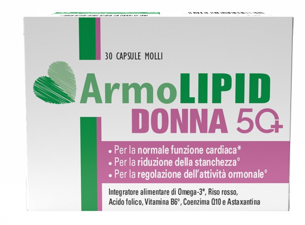 ARMOLIPID DONNA 50+ 30 CAPSULE MOLLI - Farmacia Castello Srl