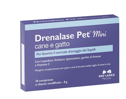 DRENALASE PET MINI CANE GATTO 20 COMPRESSE - Farmacia Castello Srl