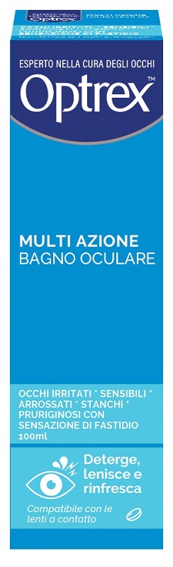 BAGNO OCULARE OPTREX MULTI AZIONE 100 ML - Farmacia Castello Srl
