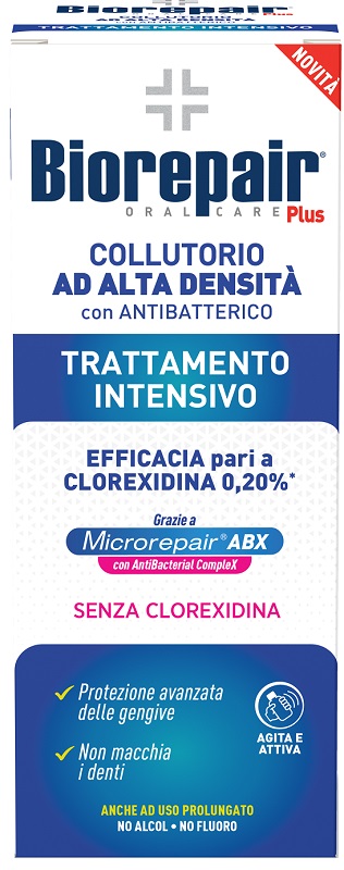 BIOREPAIR PLUS COLLUTORIO ALTA DENSITA' ANTIBATTERICO ABX 250 ML - Farmacia Castello Srl