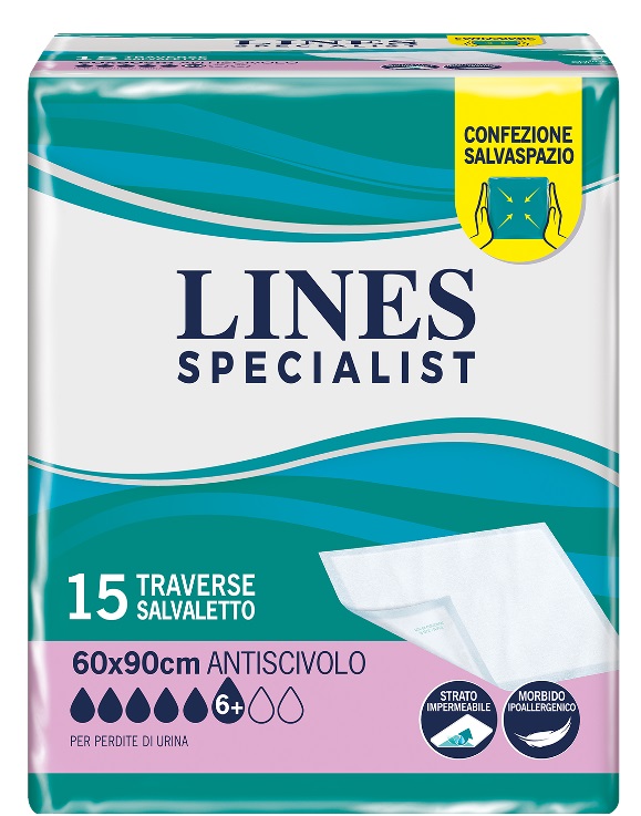 TRAVERSA LINES SPECIALIST 60X90 CM 15 PEZZI - Farmacia Castello Srl