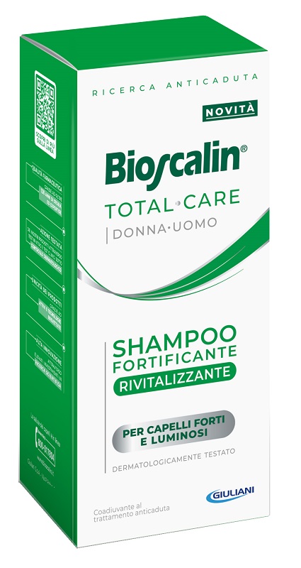 BIOSCALIN TOTAL CARE SHAMPOO FORTIFICANTE RIVITALIZZANTE 200 ML - Farmacia Castello Srl