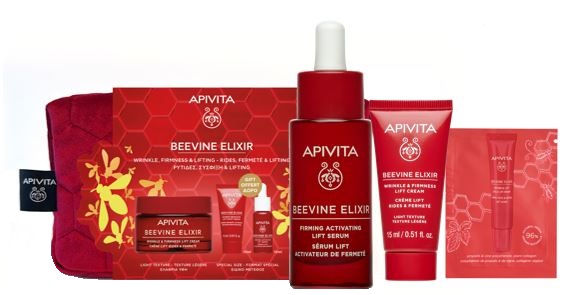 APIVITA PROMO XM BEEVINE ELIXIR LIGHT SIERO ANTI-RUGHE RASSODANTE LIFTANTE + CREMA ANTI-RUGHE CONTORNO OCCHI E LABBRA - Farmacia Castello Srl