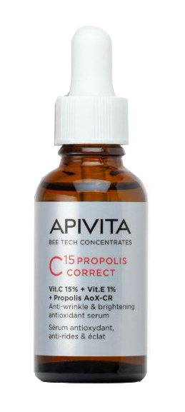 APIVITA BEE TECH CONCENTRATE C15 PROPOLIS CORRECT SERUM 30 ML - Farmacia Castello Srl