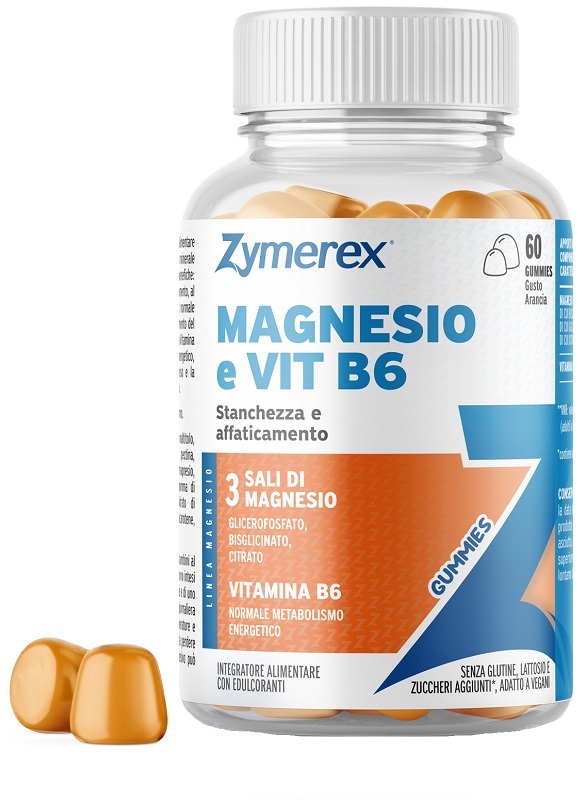 ZYMEREX MAGNESIO E VIT B6 60 GUMMIES - Farmacia Castello Srl