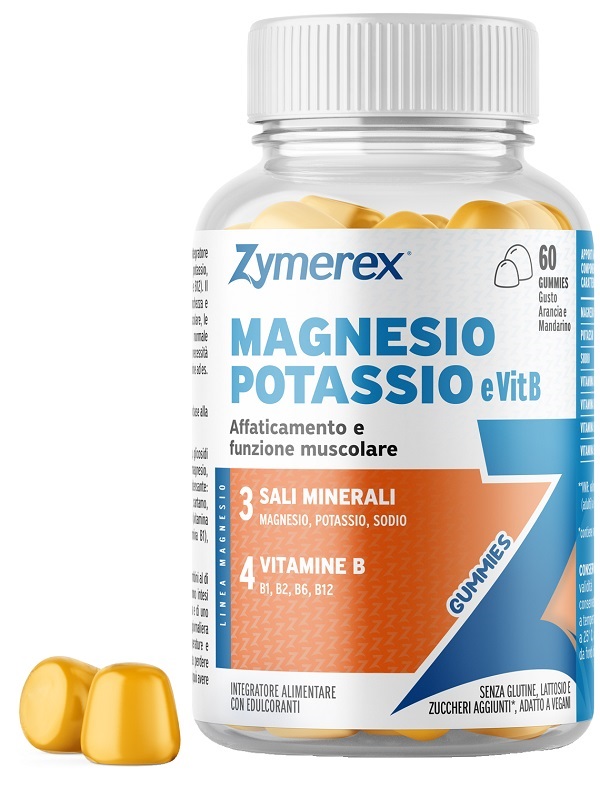 ZYMEREX MAGNESIO POTASSIO E VIT B 60 GUMMIES - Farmacia Castello Srl
