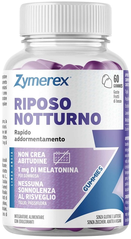 ZYMEREX RIPOSO NOTTURNO 60 GOMMOSE - Farmacia Castello Srl