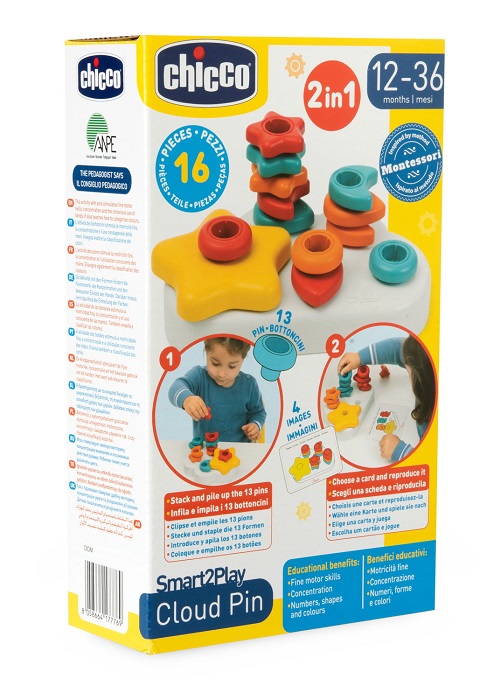 CHICCO GIOCO SMART2PLAY NUVOLA 2IN1 - Farmacia Castello Srl