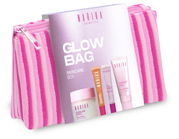 NARIKA GLOW BAG SKINCARE 1 NARIKA SCRUB VISO 50 ML + 1 NARIKA SERUM MULTIVIT C+E BOOSTER 15 ML + 1 NARIKA CREMA VISO ANTIAGE 50 ML + 1 NARIKA EYE COUNTOUR TIME LIFT - Farmacia Castello Srl