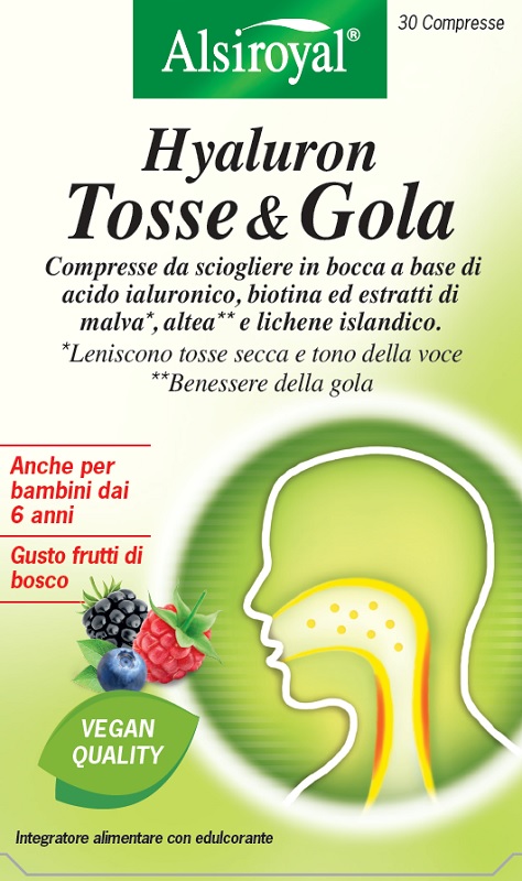 HYALURON TOSSE&GOLA 30 COMPRESSE - Farmacia Castello Srl