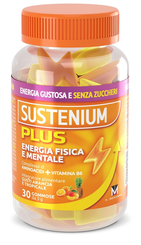 SUSTENIUM PLUS 30 CARAMELLE GOMMOSE 3 G - Farmacia Castello Srl