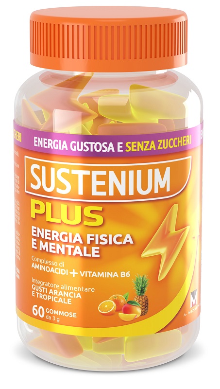SUSTENIUM PLUS 60 CARAMELLE GOMMOSE 3 G - Farmacia Castello Srl