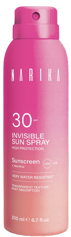 NARIKA INVISIBLE SUN SPRAY SPF30 200 ML - Farmacia Castello Srl