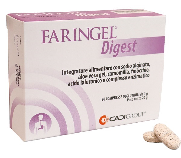 FARINGEL DIGEST 20 COMPRESSE DEGLUTIBILI - Farmacia Castello Srl