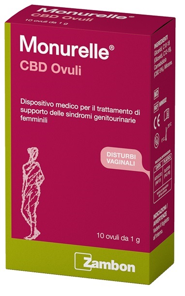 MONURELLE CBD 10 OVULI 1 G - Farmacia Castello Srl