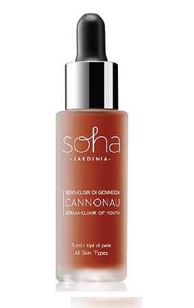 SOHA SIERO ELISIR DI GIOVINEZZA CANNONAU TUTTI I TIPI DI PELLE 30 ML - Farmacia Castello Srl