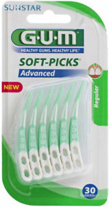 GUM SOFT-PICKS ADVANCED 30 PEZZI - Farmacia Castello Srl