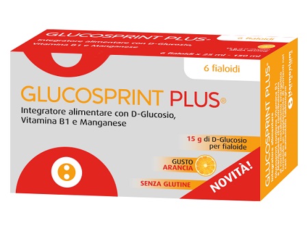 GLUCOSPRINT PLUS ARANCIA 6 FIALOIDI DA 25 ML - Farmacia Castello Srl