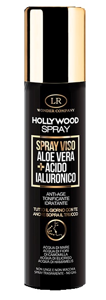 HOLLYWOOD SPRAY VISO ALL'ACIDO IALURONICO E ALL'ALOE VERA 75 ML - Farmacia Castello Srl