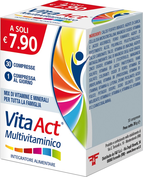 VITA ACT MULTIVITAMINICO 30 COMPRESSE - Farmacia Castello Srl