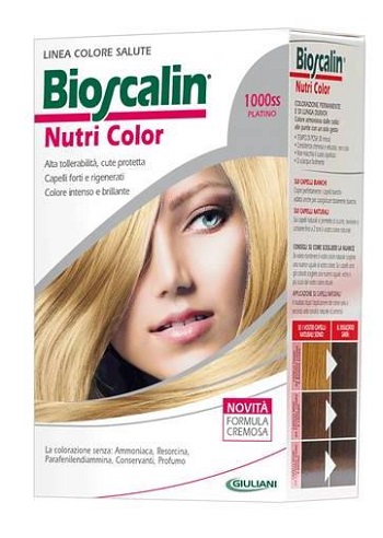 BIOSCALIN NUTRI COLOR 1000SS PLATINO SINCROB 124 ML - Farmacia Castello Srl