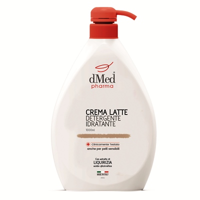 DMED PHARMA CREMA LATTE DETERGENTE SENZ'ACQUA 1 LITRO - Farmacia Castello Srl