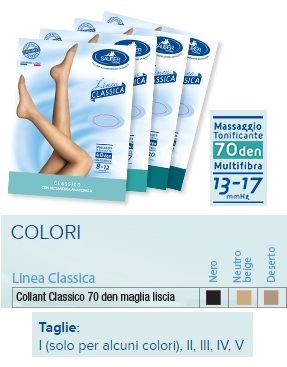 SAUBER COLLANT 70 DENARI MAGLIA LISCIA NERO 4 LINEA CLASSICA - Farmacia Castello Srl