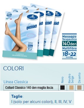 SAUBER COLLANT 140 DENARI MAGLIA LISCIA DESERTO 2 LINEA CLASSICA - Farmacia Castello Srl