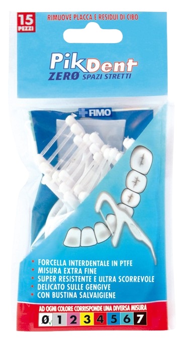 PIKDENT ZERO SPAZI STRETTI 15 FORCELLE INTERDENTALI - Farmacia Castello Srl