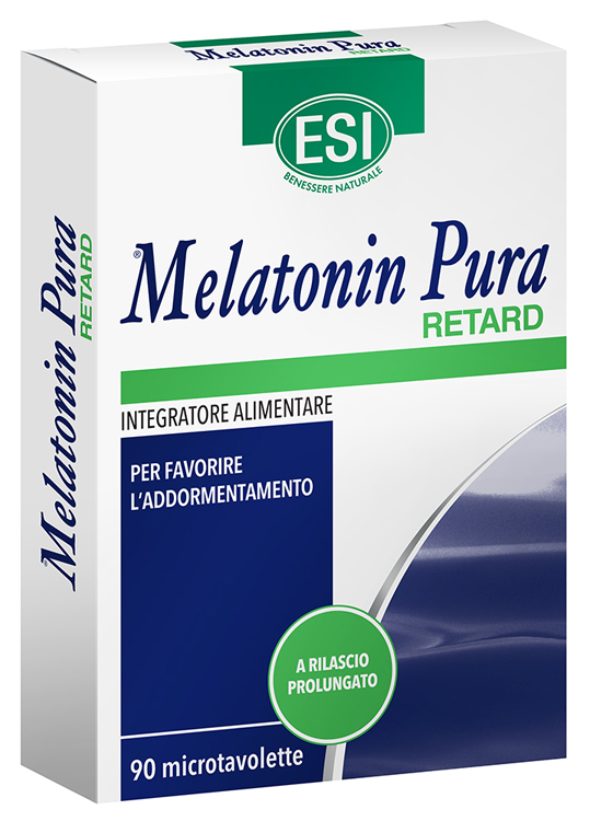 ESI MELATONIN PURA RETARD 90 MICROTAVOLETTE - Farmacia Castello Srl