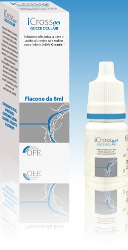 ICROSS GEL GOCCE OCULARI ACIDO IALURONICO CROSS-LINKATO 0,4% 8 ML - Farmacia Castello Srl
