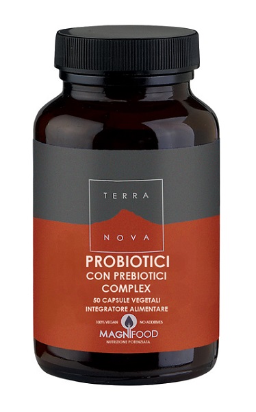 TERRANOVA PROBIOTICI CON PREBIOTICI COMPLEX 50 CAPSULE VEGETALI - Farmacia Castello Srl