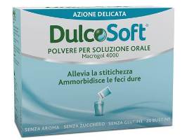 DULCOSOFT POLVERE PER SOLUZIONE ORALE 20 BUSTINE - Farmacia Castello Srl