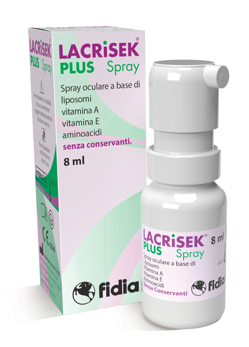 LACRISEK PLUS SPRAY SENZA CONSERVANTI SOLUZIONE OFTALMICA 8 ML - Farmacia Castello Srl