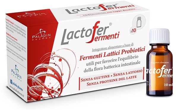 LACTOFER FERMENTI 10 FLACONCINI 10 ML - Farmacia Castello Srl