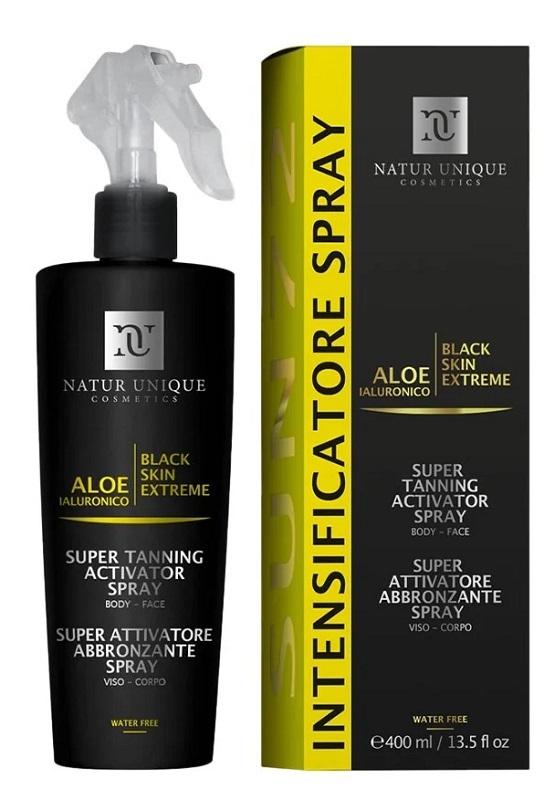 NATUR UNIQUE SUPER ATTIVATORE SPRAY BLACK SKIN EXTREME 400 ML - Farmacia Castello Srl