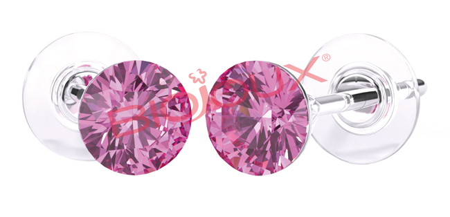 ORECCHINI STERILI BJT946 SWA CRYSTAL ROSE - Farmacia Castello Srl