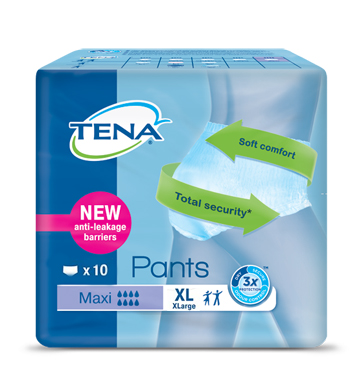 PANNOLONE PULL UP TENA PANTS MAXI TAGLIA EXTRA LARGE 10 PEZZI - Farmacia Castello Srl