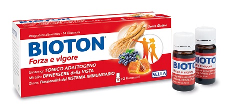 BIOTON GINSENG FORZA VIG 14 FLACONCINI - Farmacia Castello Srl