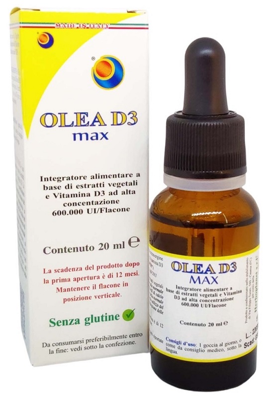 OLEA D3 MAX GOCCE 20 ML - Farmacia Castello Srl