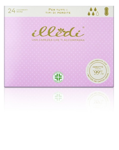 ILLEDI ASSORBENTI MINI IN TESSUTO NON TESSUTO PER INCONTINENZA 230 MM 24 PEZZI - Farmacia Castello Srl