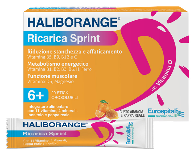 HALIBORANGE RICARICA SPRINT 20 STICK PACK 2 G - Farmacia Castello Srl