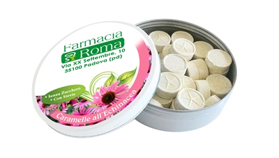 CARAMELLE ECHINACEA SCATOLA LATTA 50 G - Farmacia Castello Srl