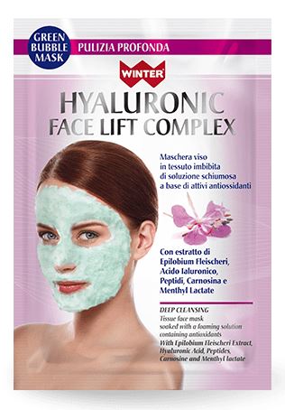 WINTER HYALURONIC FACE LIFT COMPLEX MASCHERA VISO BUBBLE PULIZIA PROFONDA 23 ML - Farmacia Castello Srl